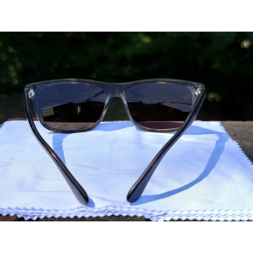 Prada SPR 15R HAQ-4J1 Sunglasses Tortoise Gray Plaque Square 60 18 140 Men Women